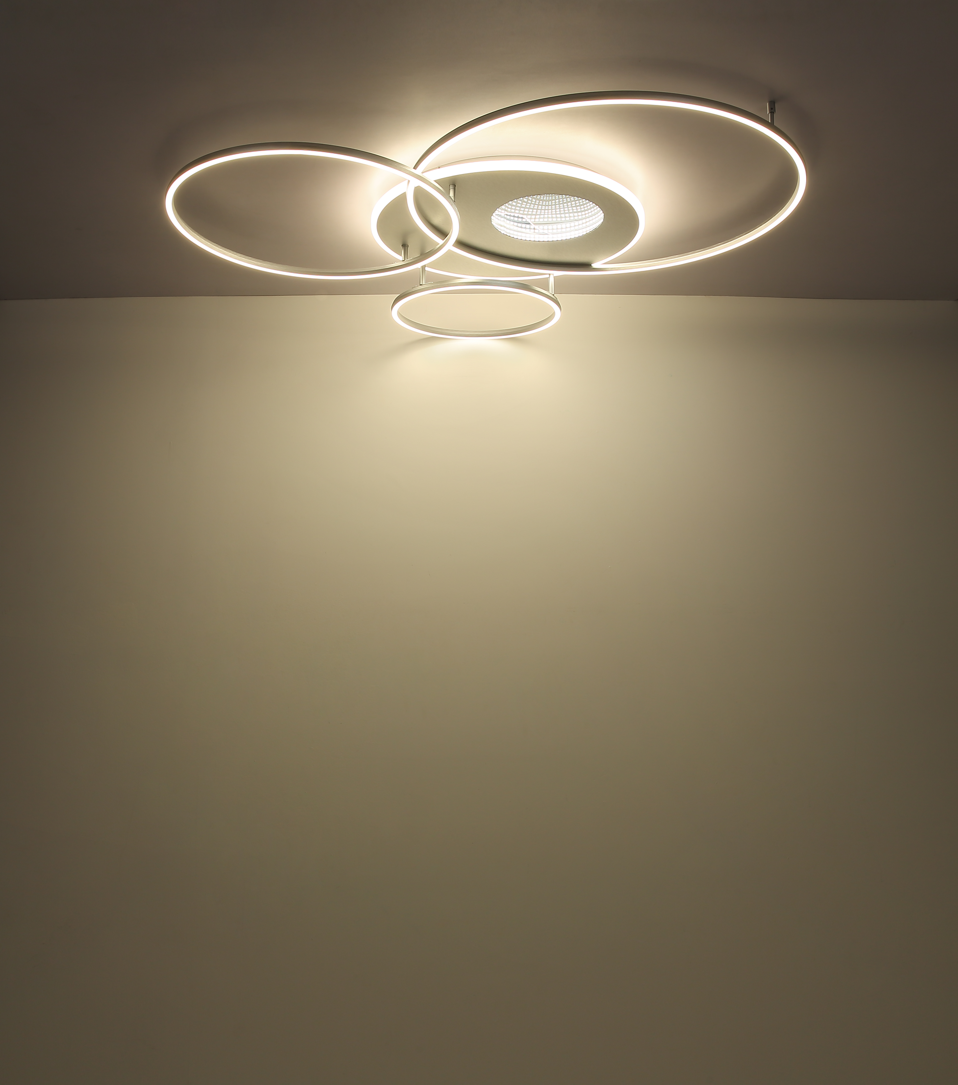 Globo LED-Deckenleuchte INVERTINA 1-flammig in Farbe silberfarben matt Globo LED-Deckenleuchte INVERTINA 1-flammig in Farbe silberfarben matt