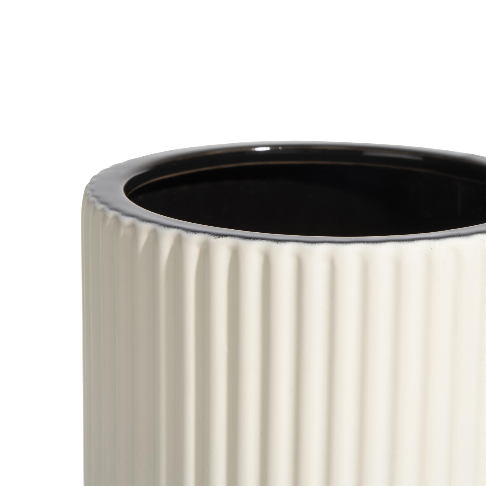 Coco Maison Vase Haley H24cm 48250-WIT