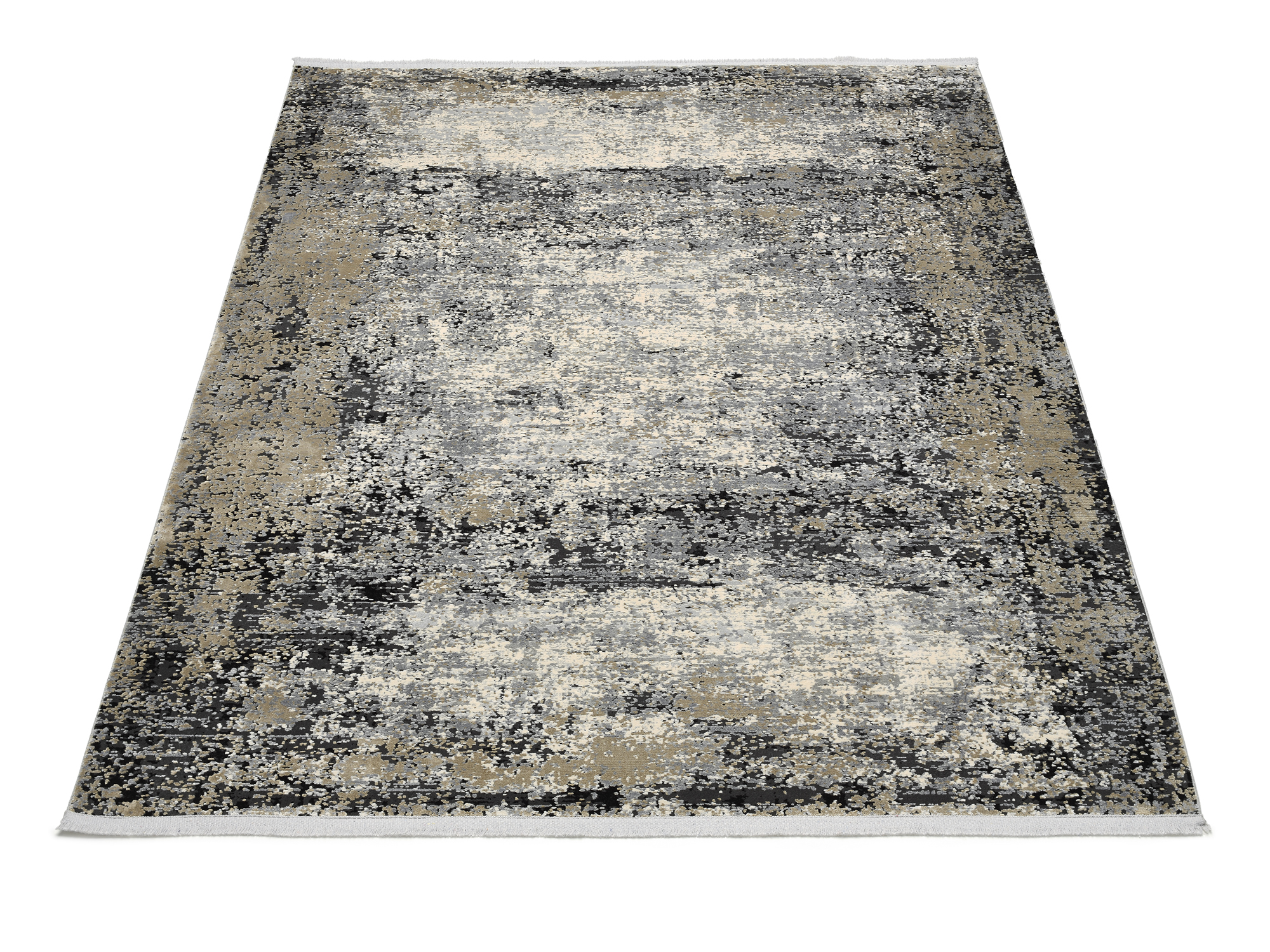 OCI Designer Teppich NOBLE GREY ca. 160x230cm in Farbe grau-mix, Teppich, Fliesenlos?, abstract?, muster, mehrfarbig