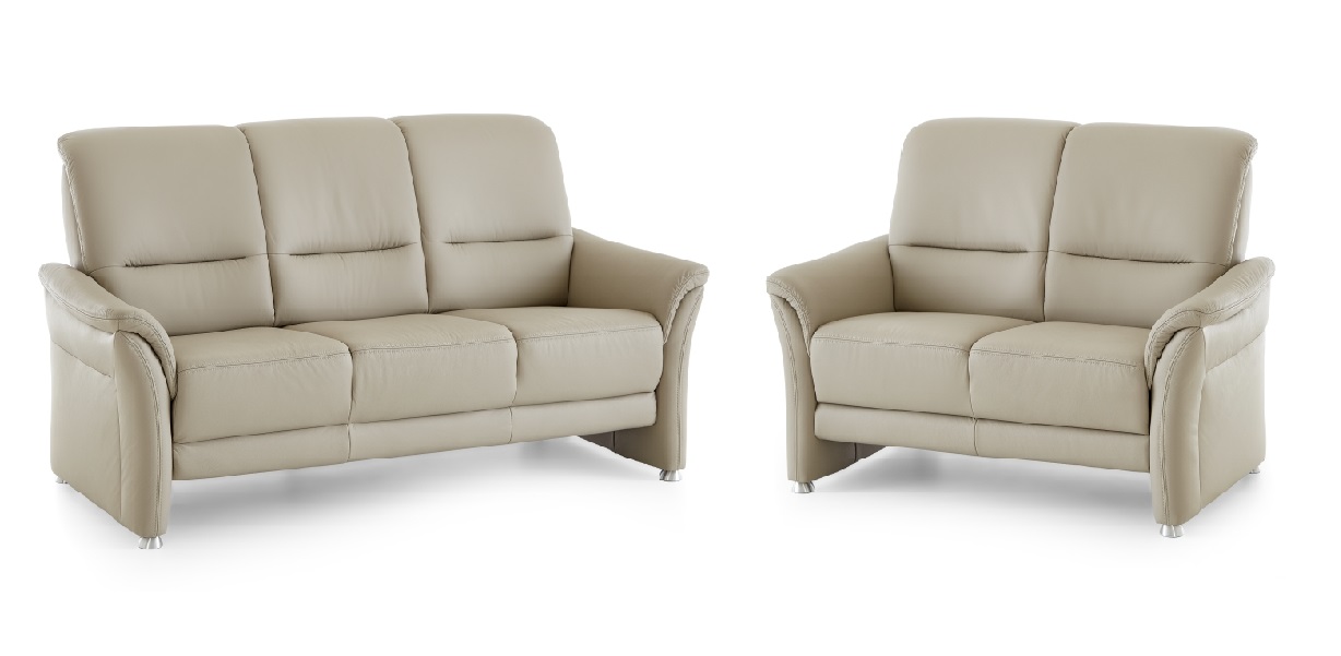 Polstergruppe PN-PF23182 in Leder Vivre pearl