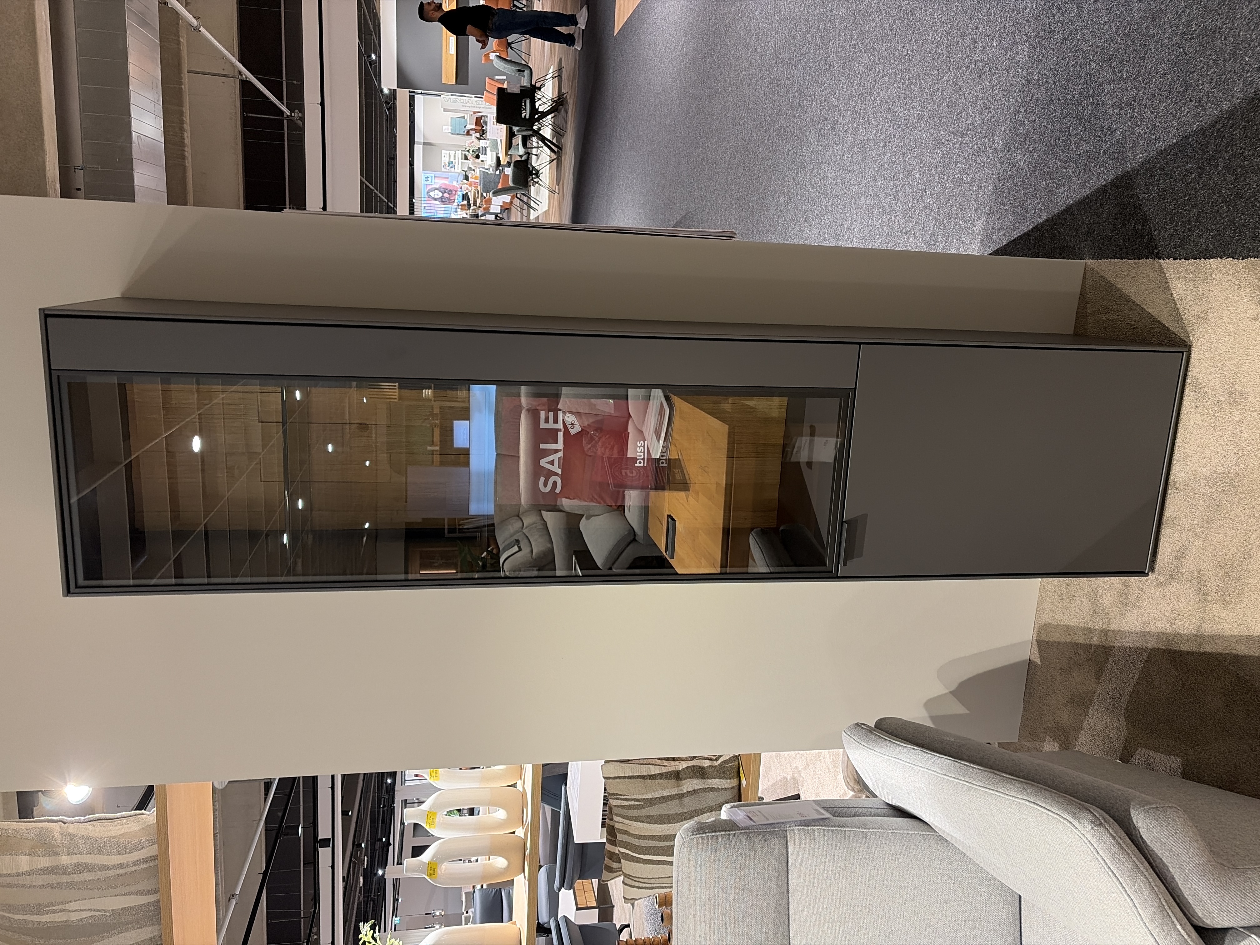 Vitrine, Garderobe, Flurspiegeltür, Schranktür, Glasfront, Eingangsbereich