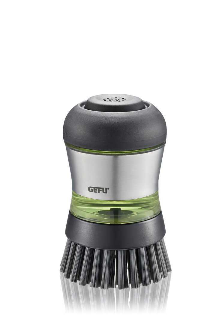 GEFU Spülbürste mit SWIFT in schwarz/silber