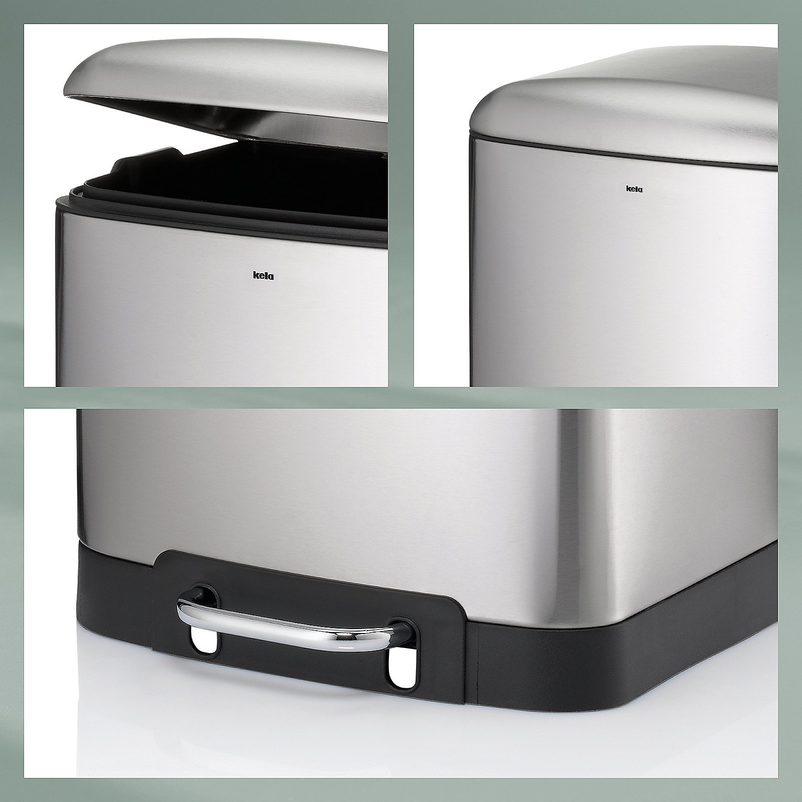 Keck & Lang Kosmetikeimer DAVINO ca. B20,5 H32,5 T22,5 cm in dunkelgrau, H:33cm, 6L