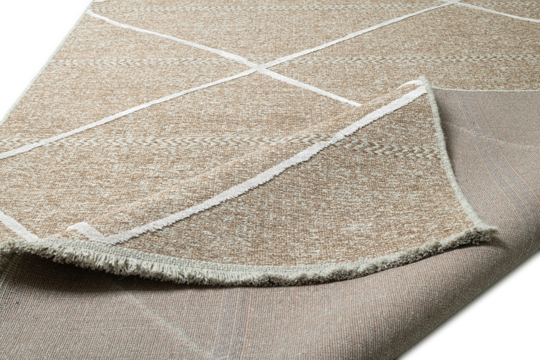 Theo Keller Webteppich Braderup ca. 120x170cm in Farbe Beige