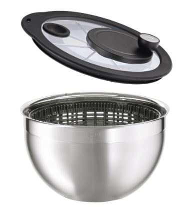 Rösle Salatschleuder 24cm , Küchenmixer, Rührschüssel, Küchenzubehör, Siebkorb, Siebschüssel