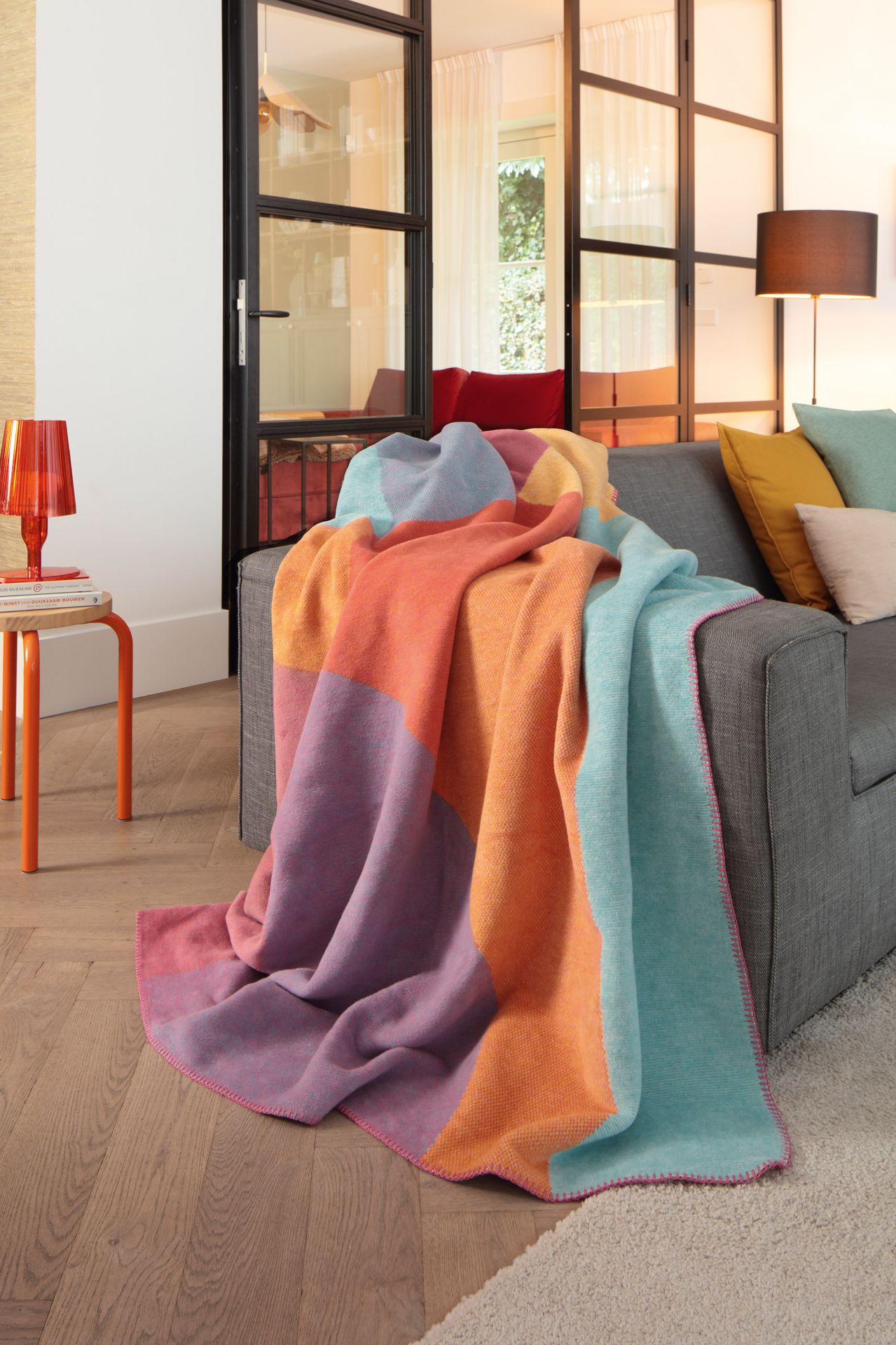 Biederlack Decke ca. 150x200cm in Farbe Lava Biederlack Decke ca. 150x200cm in Farbe Lava, Decke