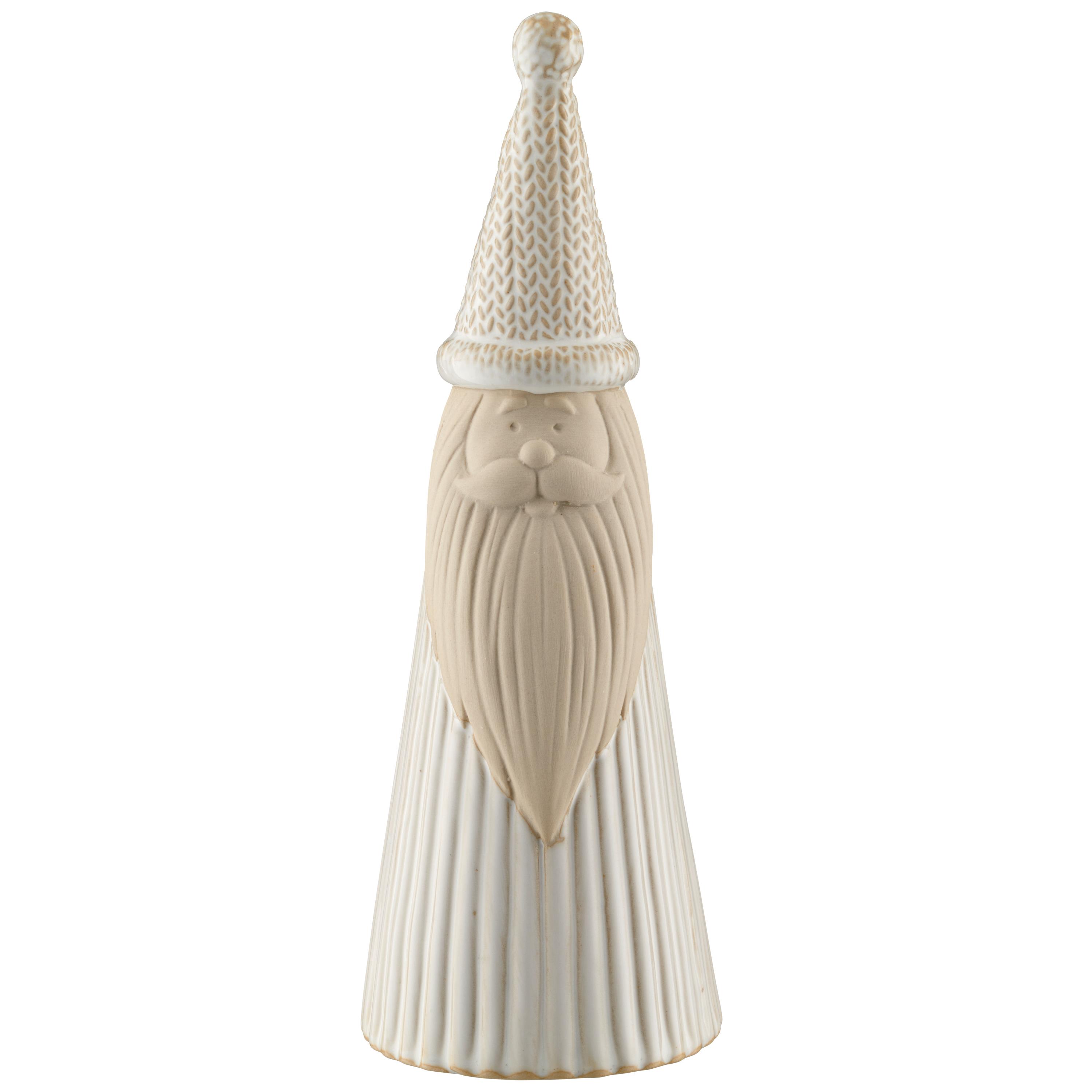 Gasper Porzellan Weihnachtsmann DRUG ca. H23,5 cm, D8,5 cm in 25 warmgrau, Figur, Töpferei, Krug, Person