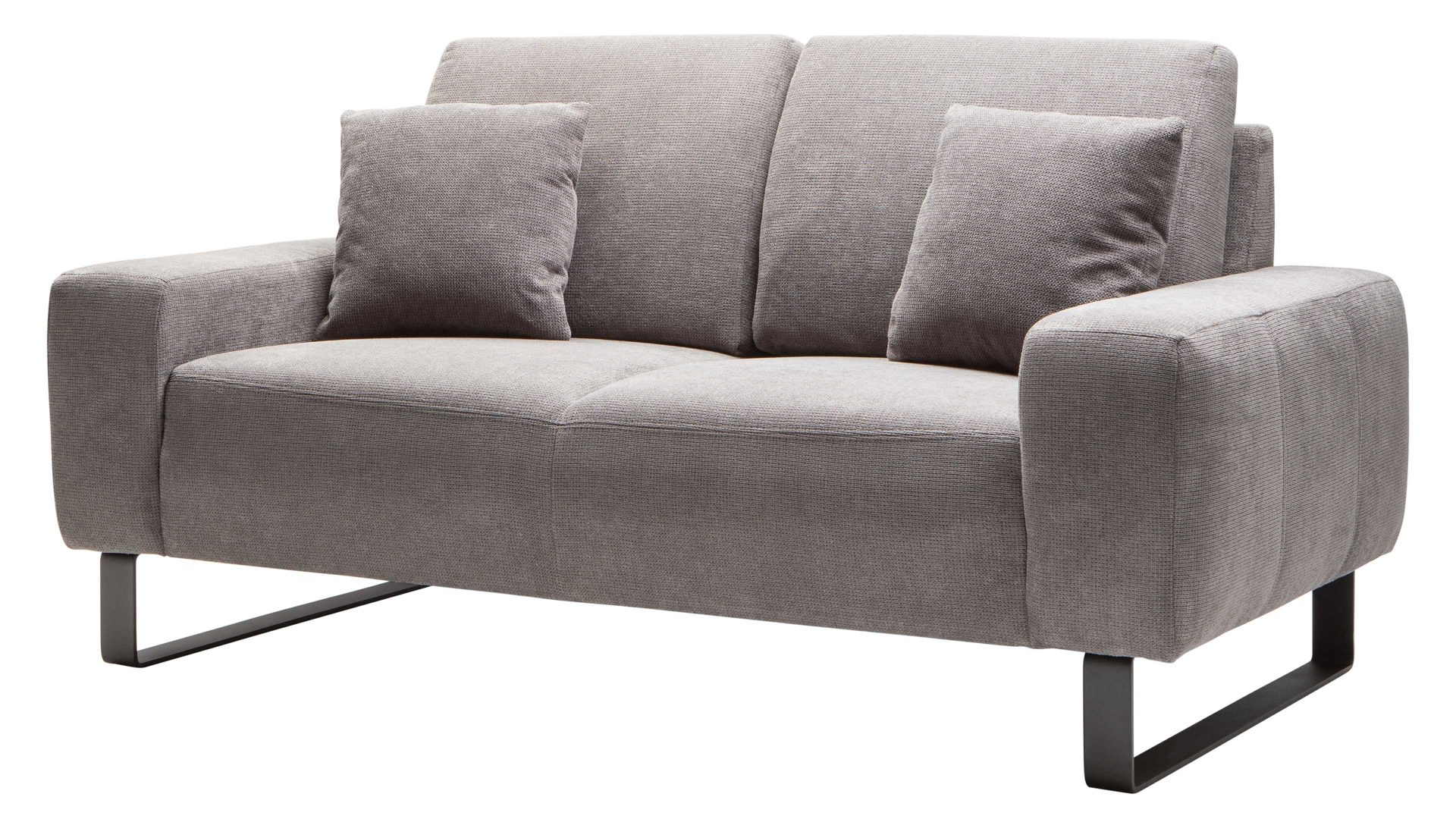 Sofa 2-sitzig Dana Grau Iwaniccy Sofa 2-sitzig in Stoff Boston stone
