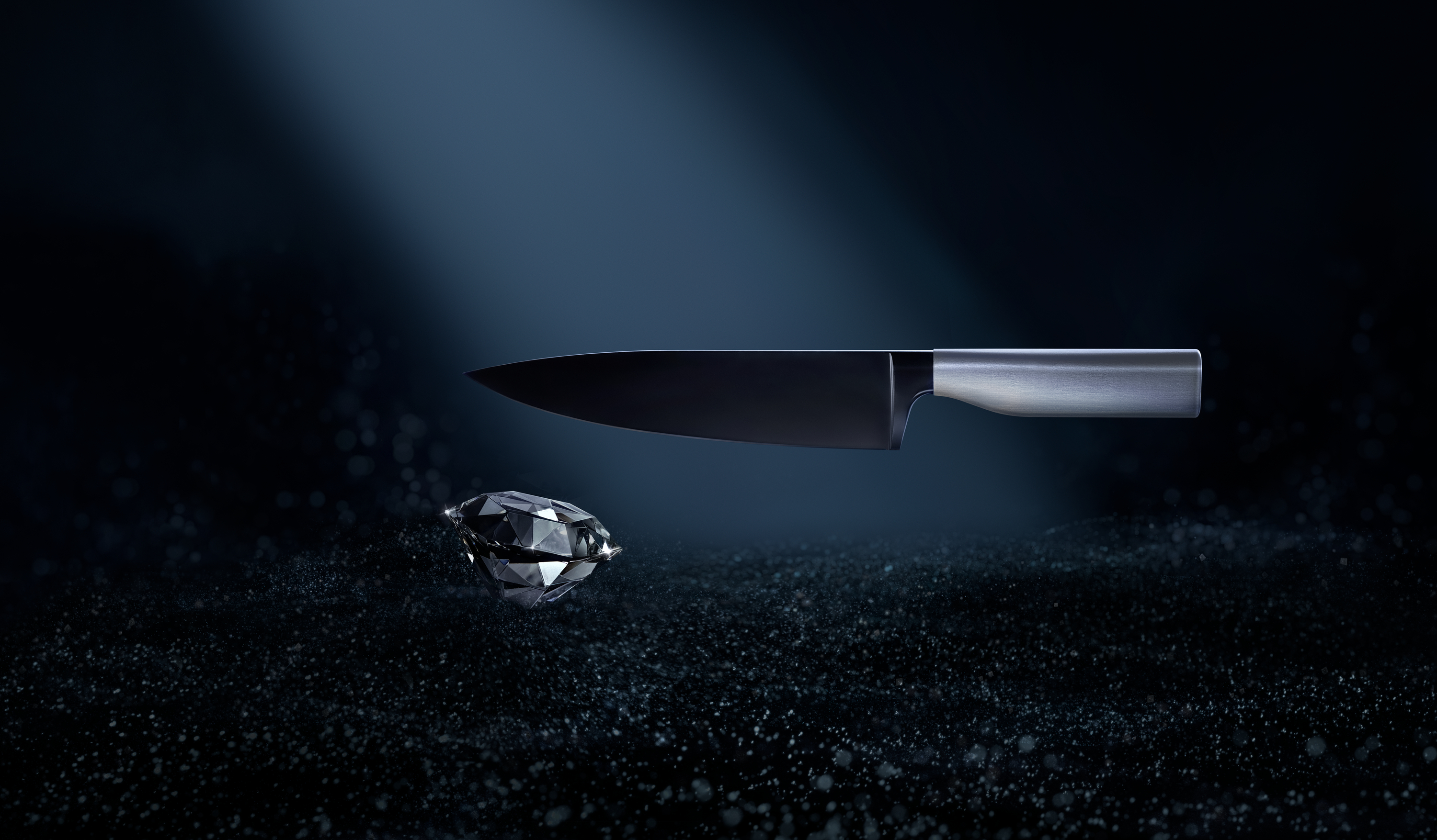 WMF Ultimate Black Kochmesser, 20 cm in Edelstahl/schwarz