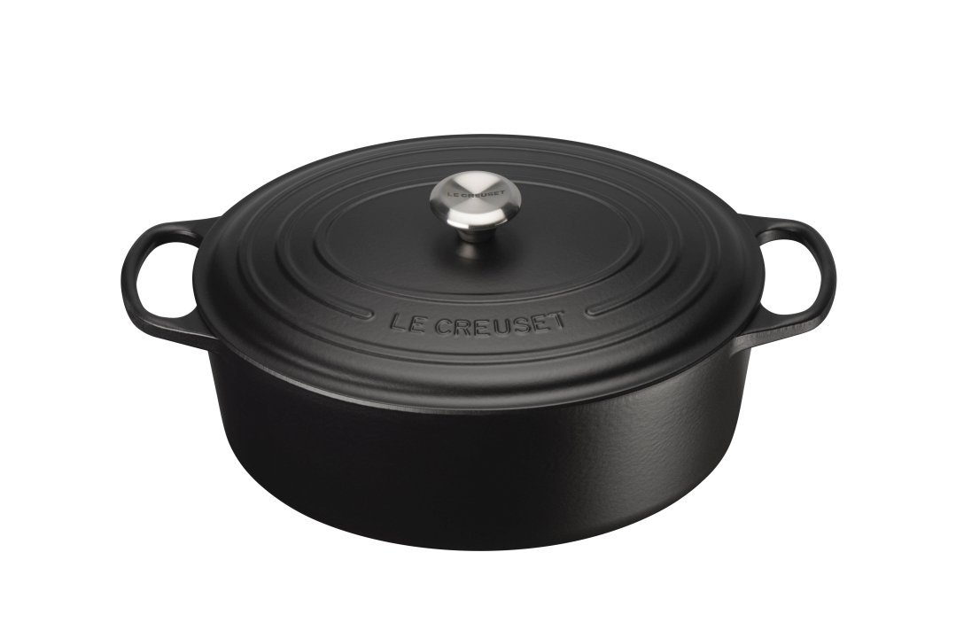 Le Creuset Bräter Ø ca. 35cm Schwarz Oval