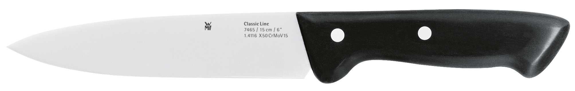 WMF Classic Line Kochmesser, 15 cm in schwarz WMF Classic Line Kochmesser, 15 cm in schwarz