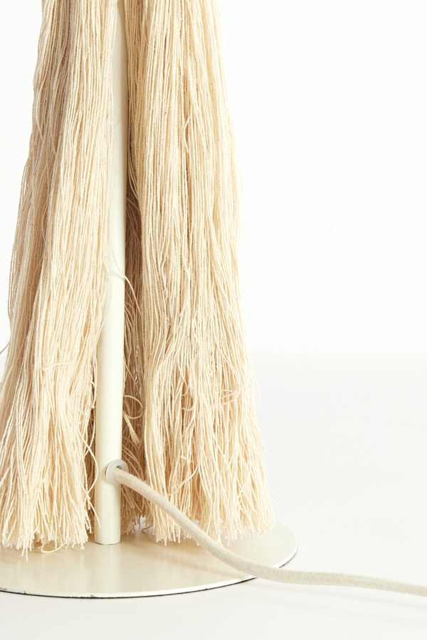 Light & Living Tischleuchte ESPINO in Farbe creme, natur, Essen, Nudel, Pasta, Fadennudeln