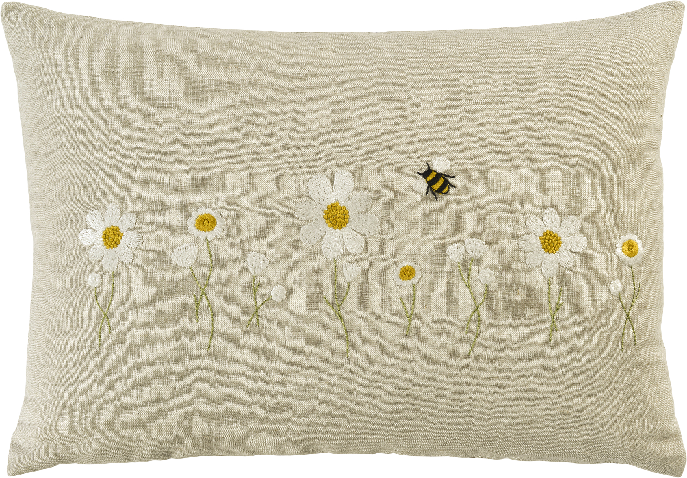 Sander Kissenhülle HONEYBEE ca. 34 x 50cm in Farbe beige Sander Kissenhülle HONEYBEE ca. 34 x 50cm in Farbe beige, Kissen, Dekoration für Zuhause, Leinen, Muster