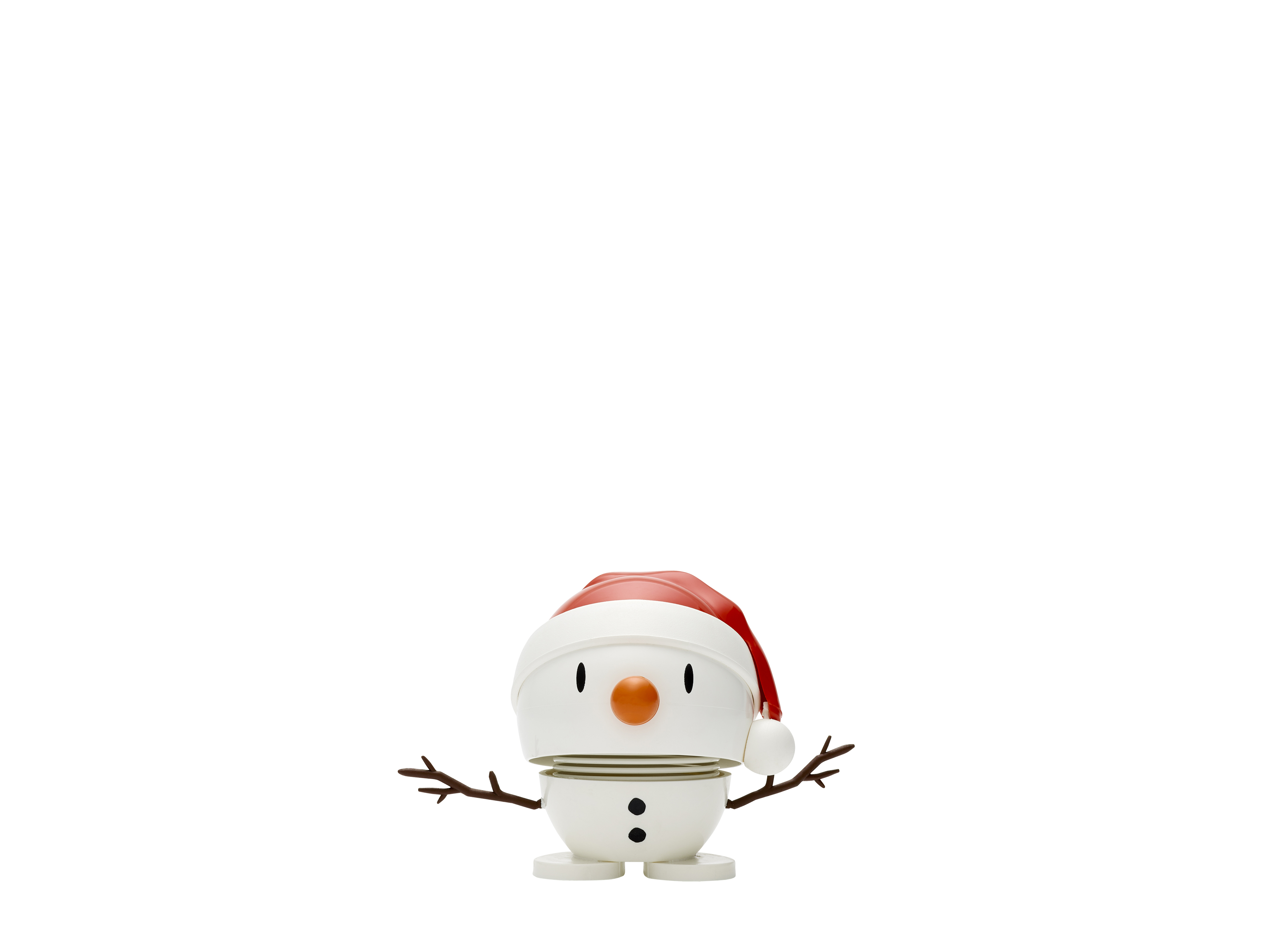 F&H Hoptimist SANTA SNOWMAN S in Farbe Weiß, Natur, Im Freien, Figur, Winter
