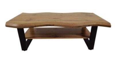 Hela Couchtisch GABRIEL in Wildeiche Baumkante, Kaffeetisch, Mobiliar, Tabelle, Esstisch