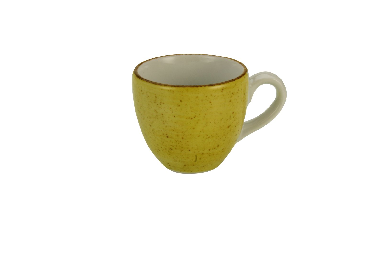 CreaTable Espressoobere Vintage Nature in Farbe Curry glänzend