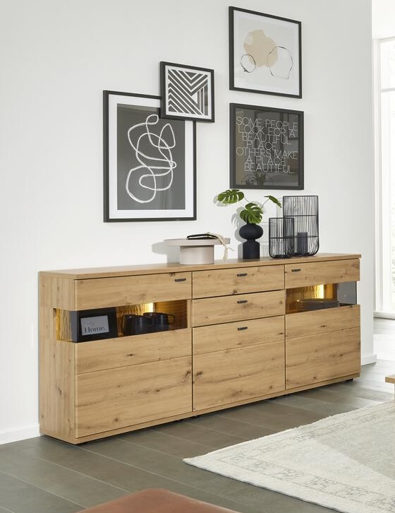 Interliving Sideboard IL 2110 in Alteiche Dekor Interliving Sideboard IL 2110 in Alteiche Dekor