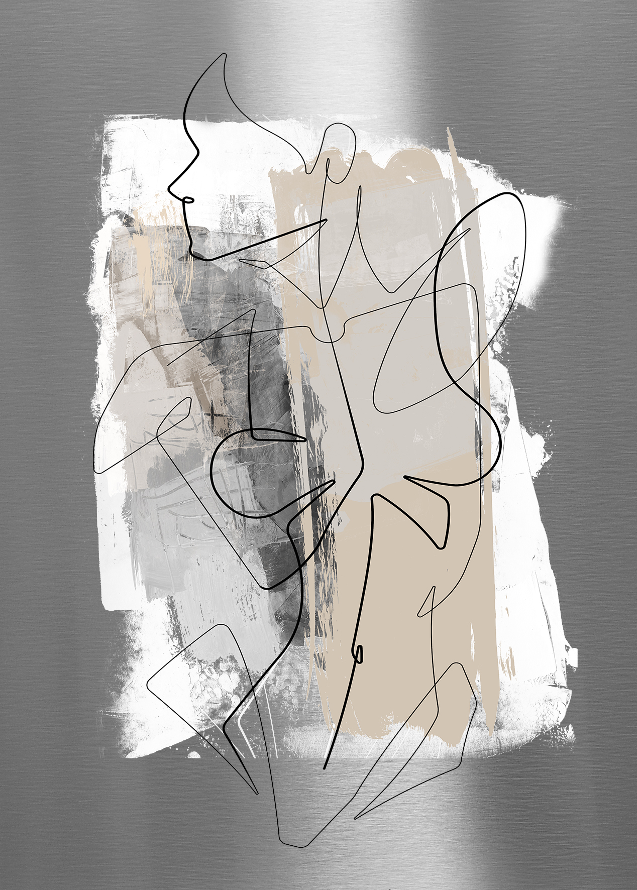ProArt Alu-Art 70x100cm Figure Lines I