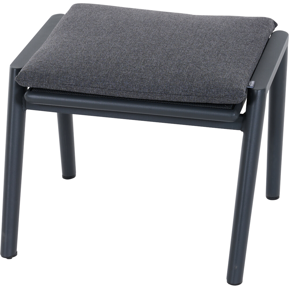 Dining Hocker ROMA ca.B54 H41 T56 cm in Aluminium matt anthrazit