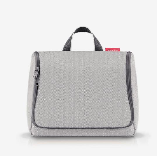 Reisenthel TOILETBAG XL in Farbe herringbone grey, Tasche, Zubehör, Handtasche, Aktentasche