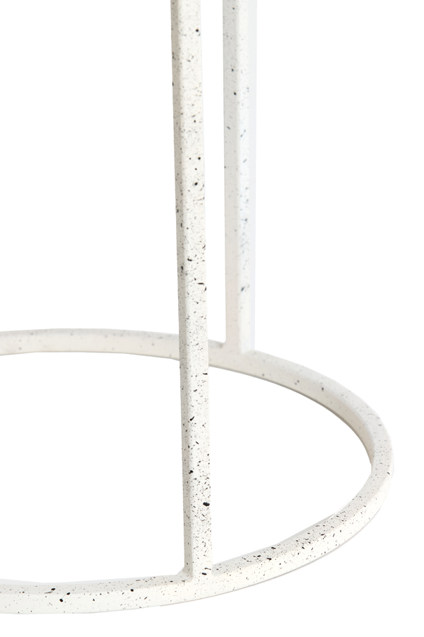 Light & Living Couchtisch-Set SADAR in Farbe weiß, hellgrau gesprenkelt Light & Living Couchtisch-Set SADAR in Farbe weiß, hellgrau gesprenkelt, Moebel, Barhocker