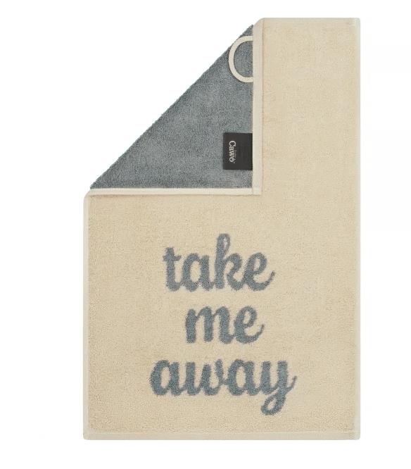 Cawö Postcard Towels POSTCARDS TOWELS EDITION 30x50cm in Farbe take me away Cawö Postcard Towels POSTCARDS TOWELS EDITION 30x50cm in Farbe take me away, fußmatte, türmatte, textil, grau-blau, take me away