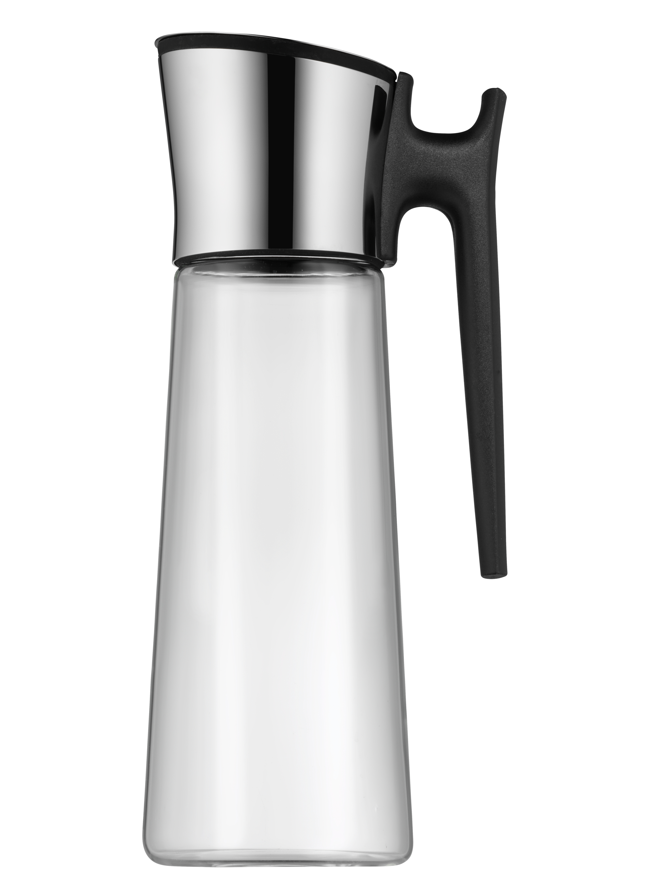 WMF Basic Wasserkaraffe mit Griff, 1,5 in tranparent