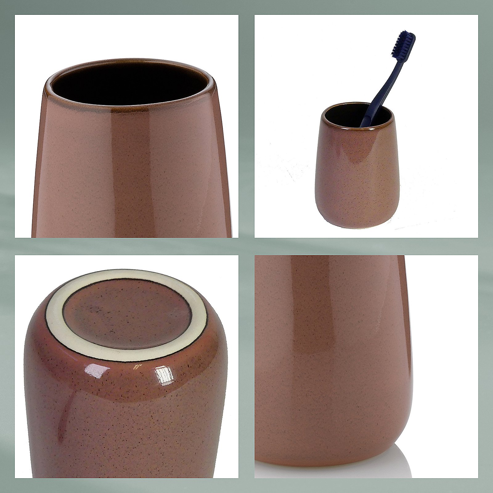 Kela Becher Liana wolkenrosa LIANA in , Krug, Töpferei, Vase, Zahnbürste, Tasse