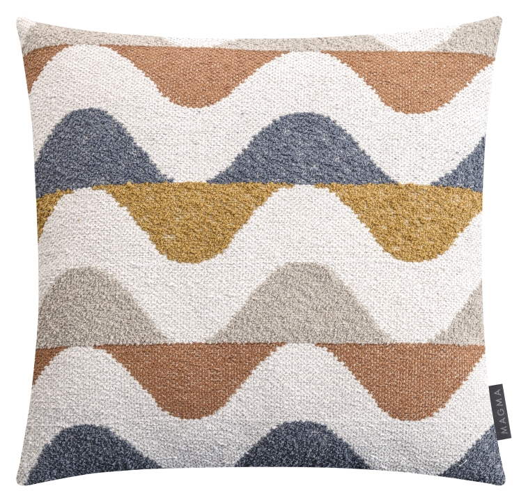 Magma Heimtex Kissenhülle WAVY ca. 45x45cm in Farbe rost Magma Heimtex Kissenhülle WAVY ca. 45x45cm in Farbe rost, Kissen, Dekoration für Zuhause, Kopfkissen, Teppich
