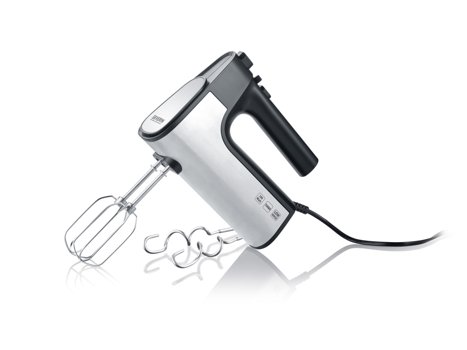 Severin Handmixer HM 3841 in Edelstahl-gebürstet/schwarz Severin Handmixer HM 3841 in Edelstahl-gebürstet/schwarz