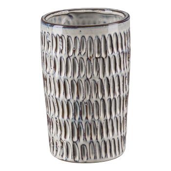 Keramik Vase 5324005-22 in Grau Gasper Keramik Vase SAGRES in Farbe Rauchgrau