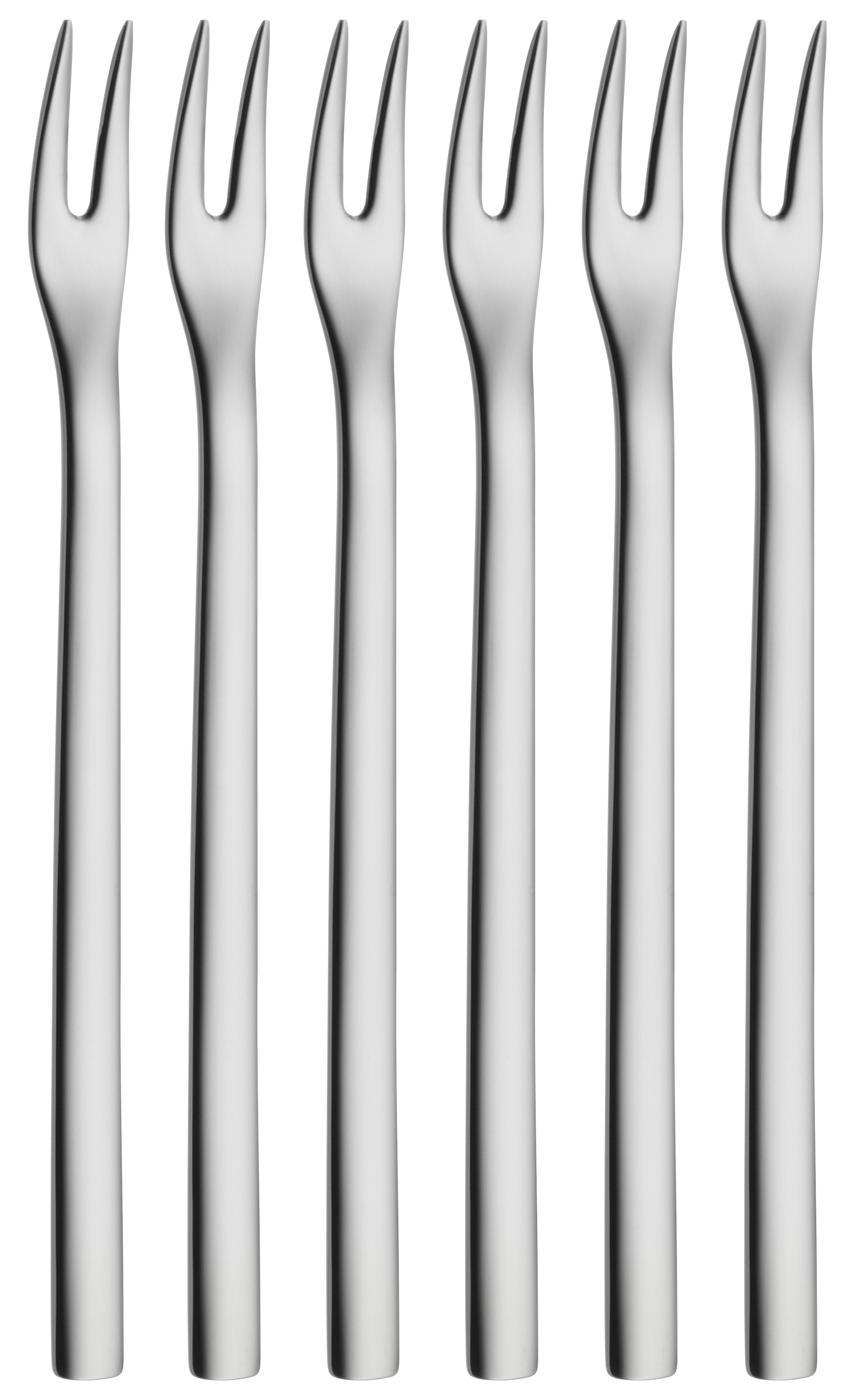 WMF Nuova Bowlengabel-Set, 6-teilig in Edelstahl WMF Nuova Bowlengabel-Set, 6-teilig in Edelstahl