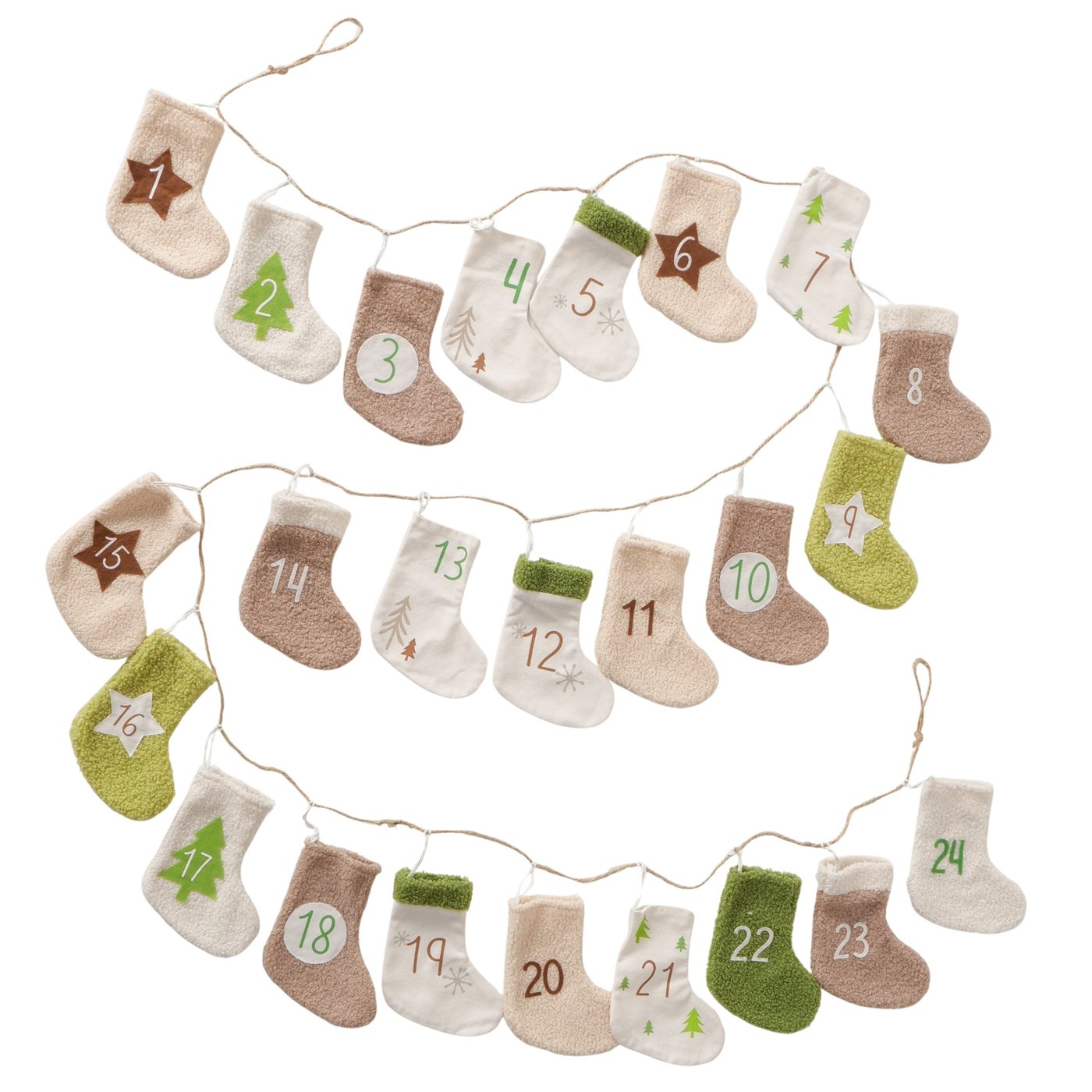 Boltze Adventskalender Pitty in Farbe Materialmix Farbmix Boltze Adventskalender Pitty in Farbe Materialmix Farbmix, Bekleidung, Strumpfwaren, Socke