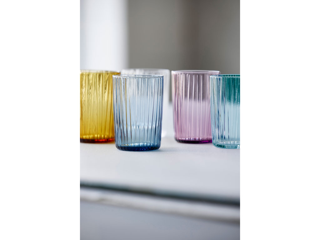 BITZ Wasserglas 0,28 Liter in Farbe blau