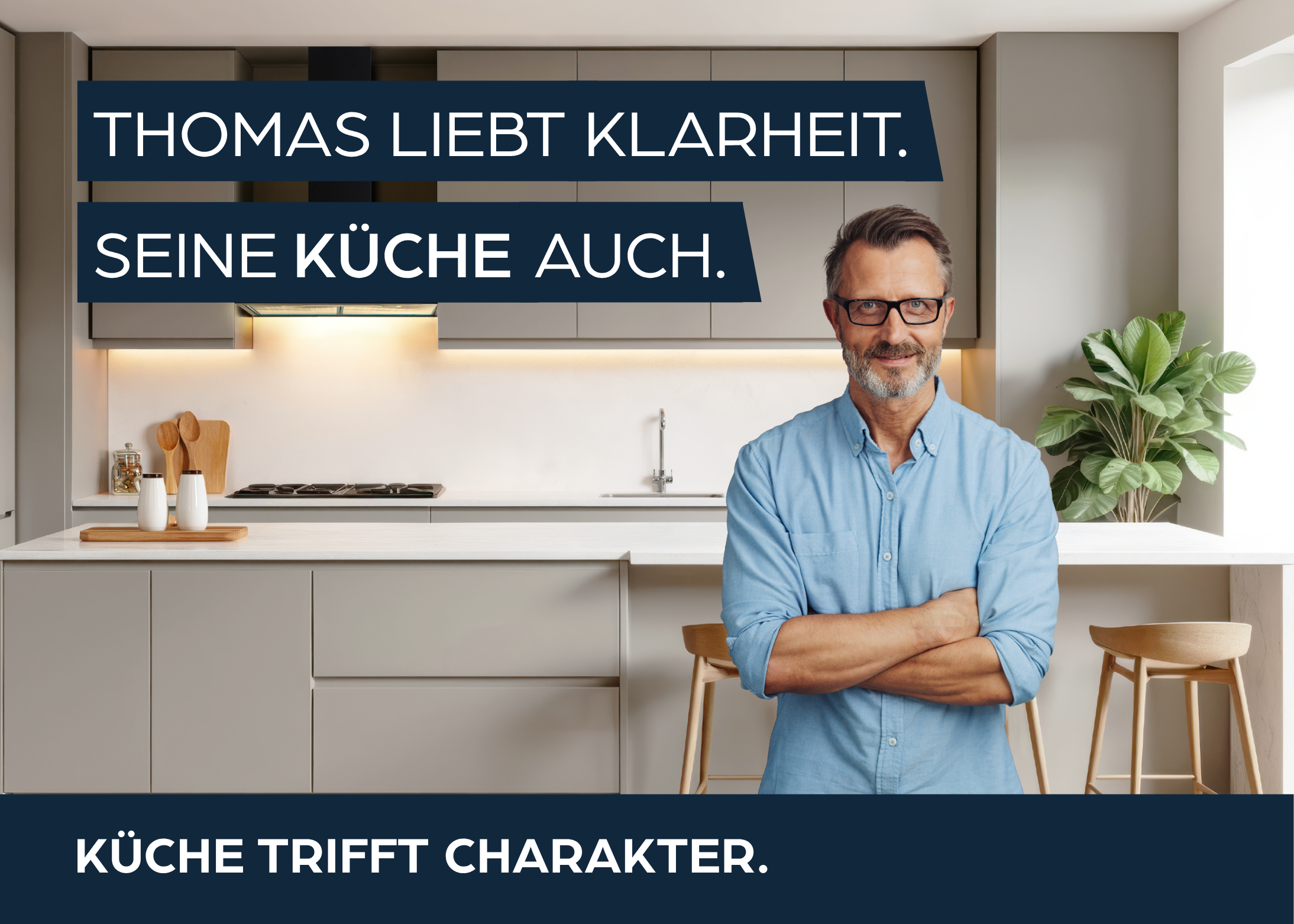 kitchen, Küche, Küche Counter, Brille, Banner Text