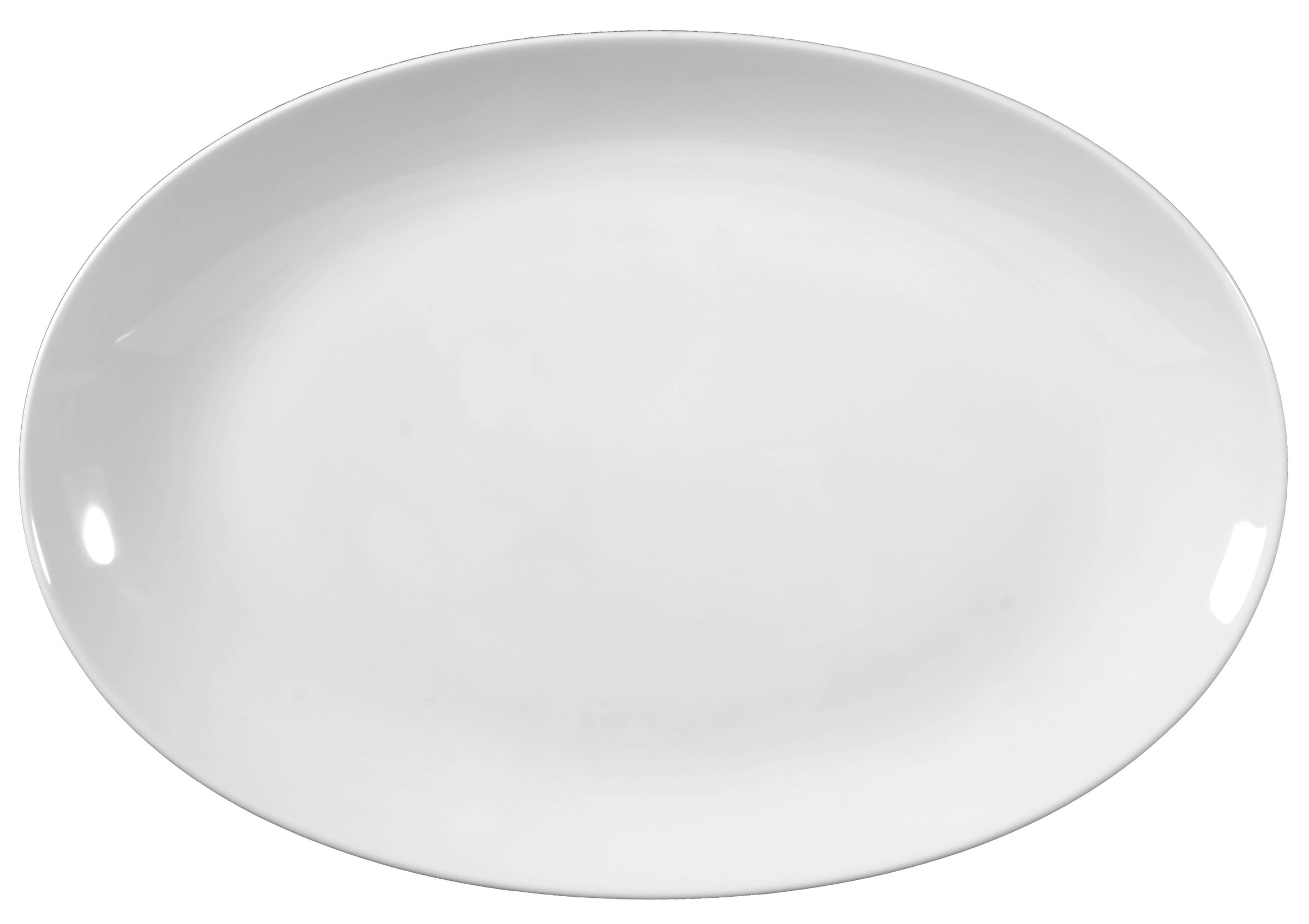 Seltmann Weiden Servierplatte oval 38,5x26 cm Rondo/Liane 7 weiß Seltmann Weiden Servierplatte oval 38,5x26 cm Rondo/Liane 7 weiß