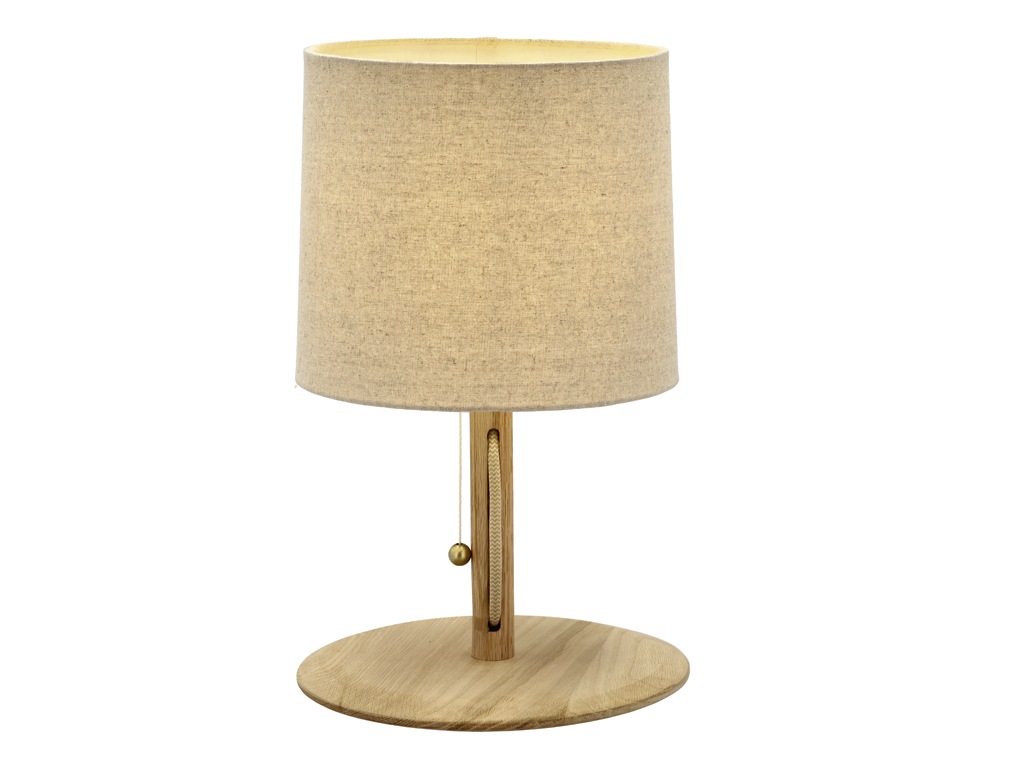 F&H Tischlampe VILLA COLLECTION BARV in Farbe Natur