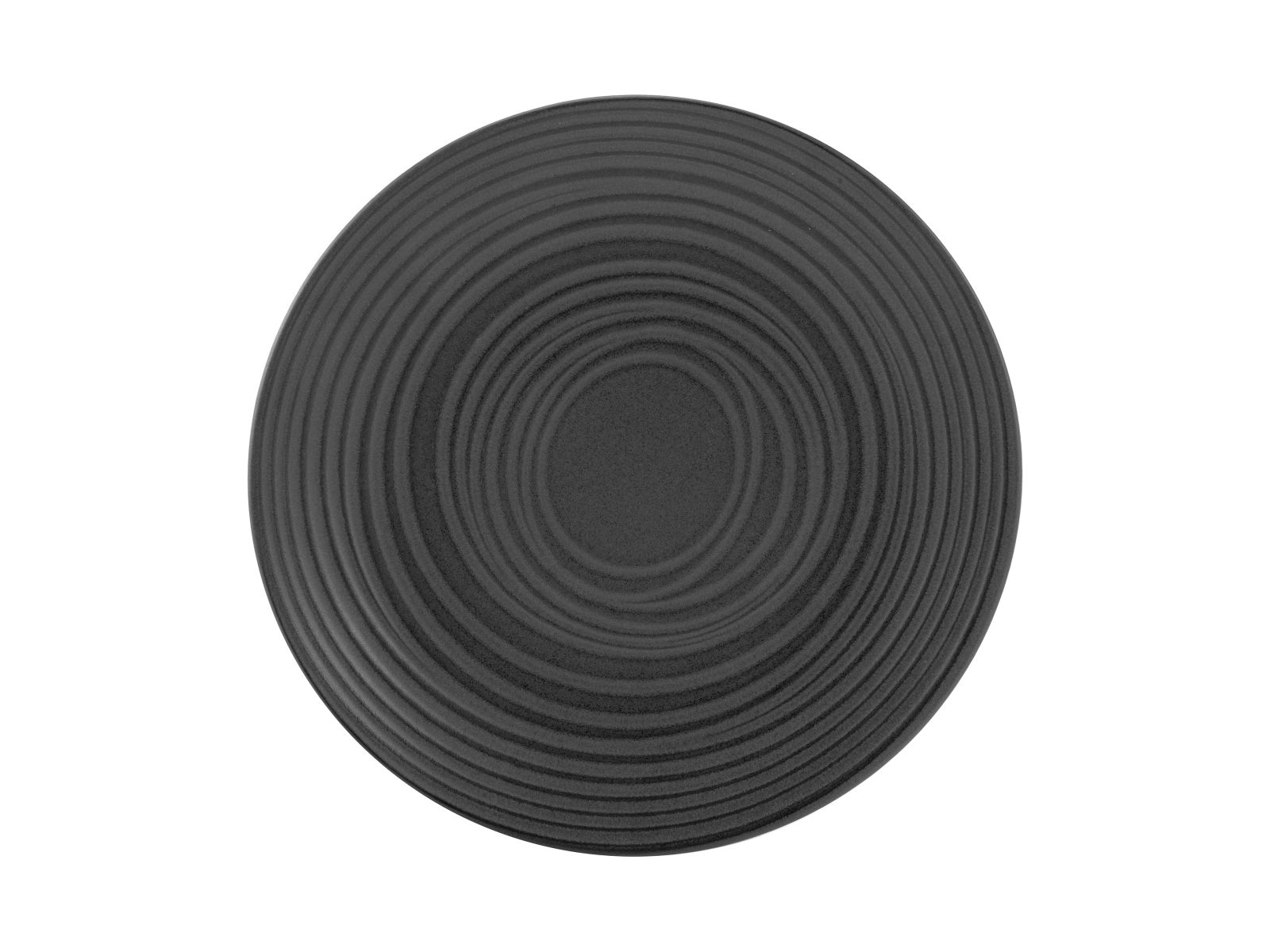 CreaTable Speiseteller Lava Stone in Farbe Schwarz matt