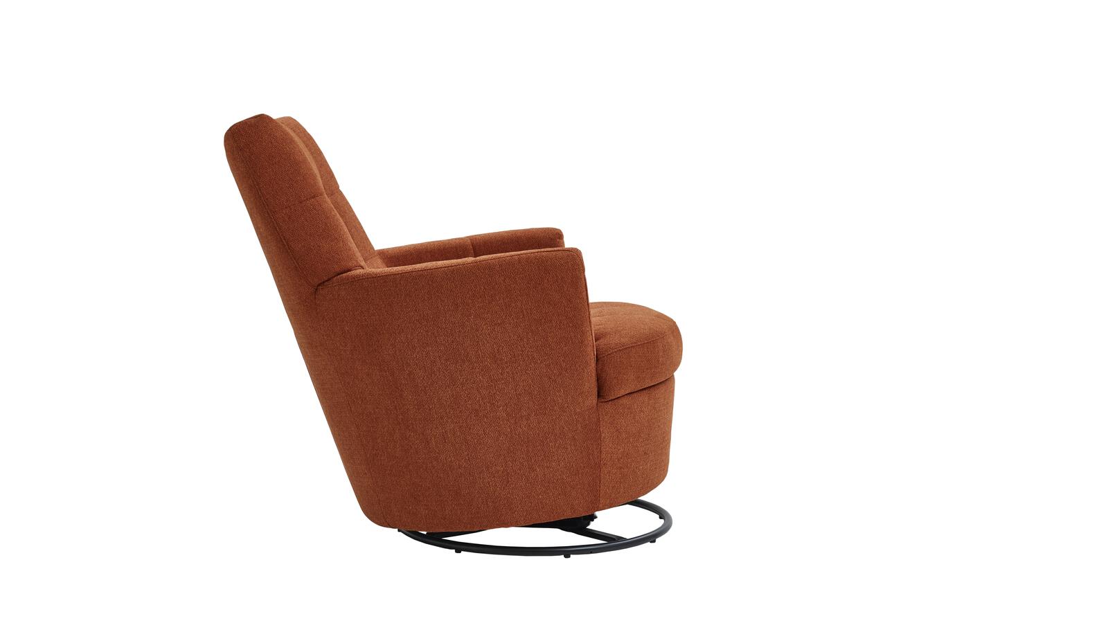 Sessel SE52 ca. ca. 80x93x92cm in Stoff orange