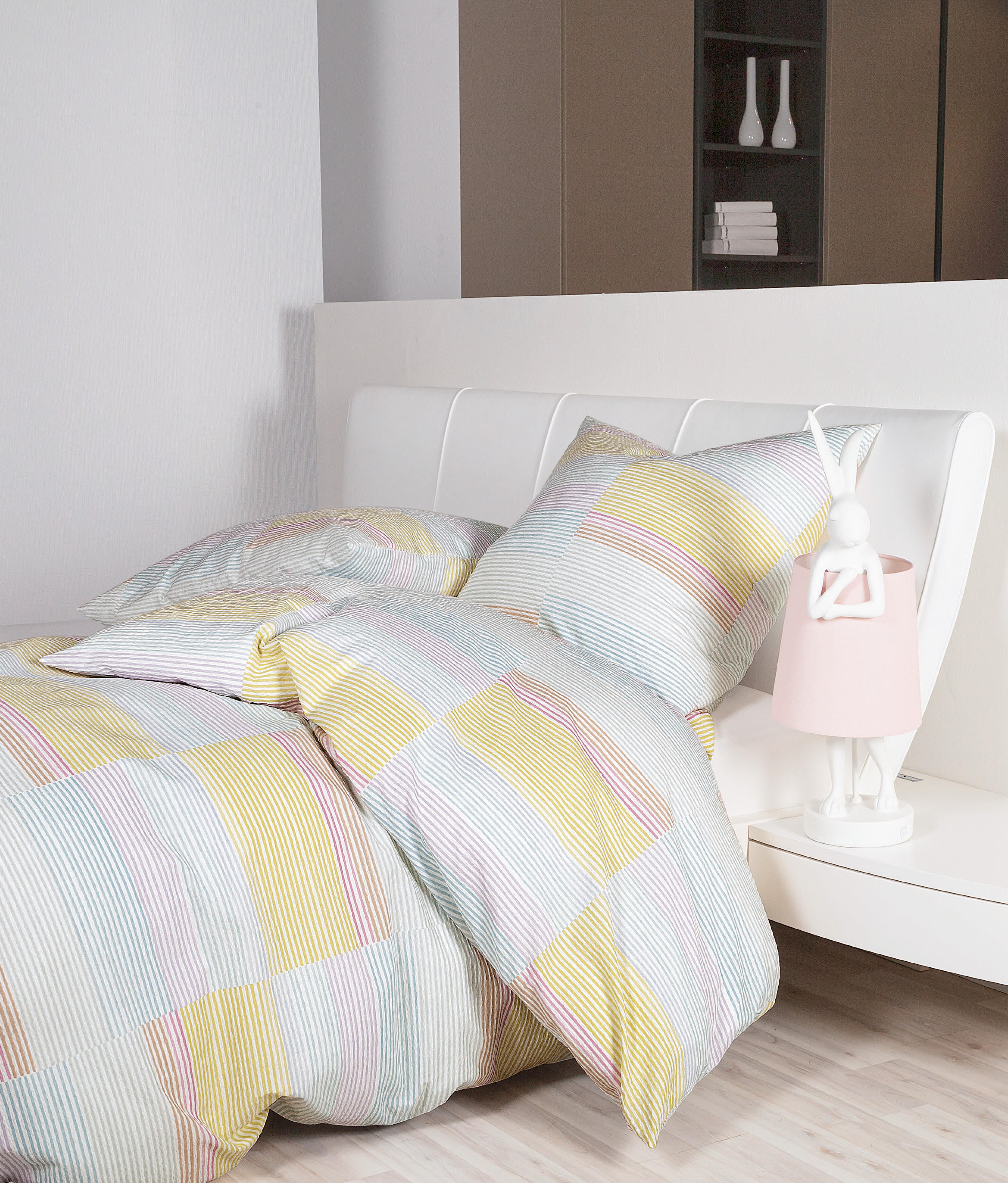 Janine Design Bettwäsche-Set,135x200cm in Farbe Pastellfarben/Multicolor