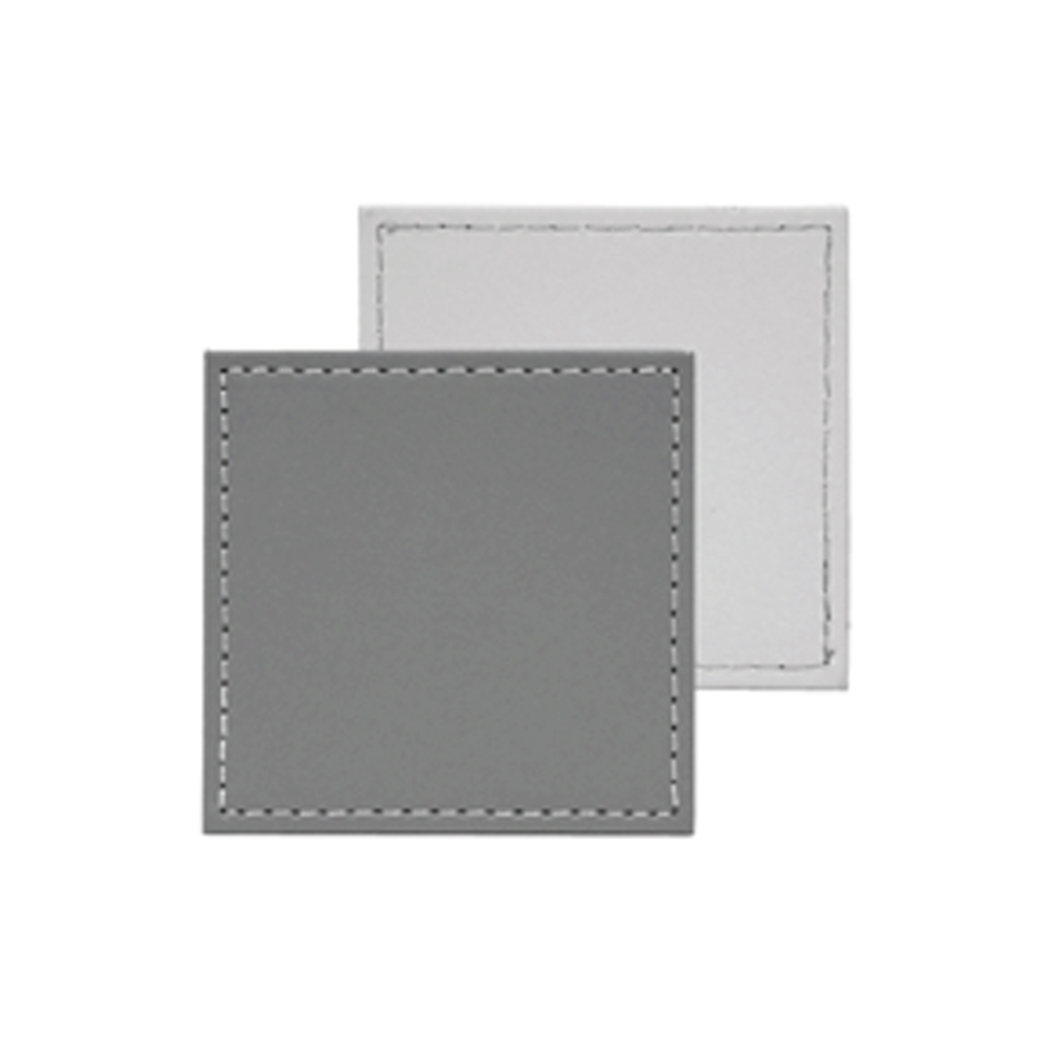 Profino DUO - Untersetzer Grau/Weiß, 4er Set Untersetzer, 4er Set, 10x10cm