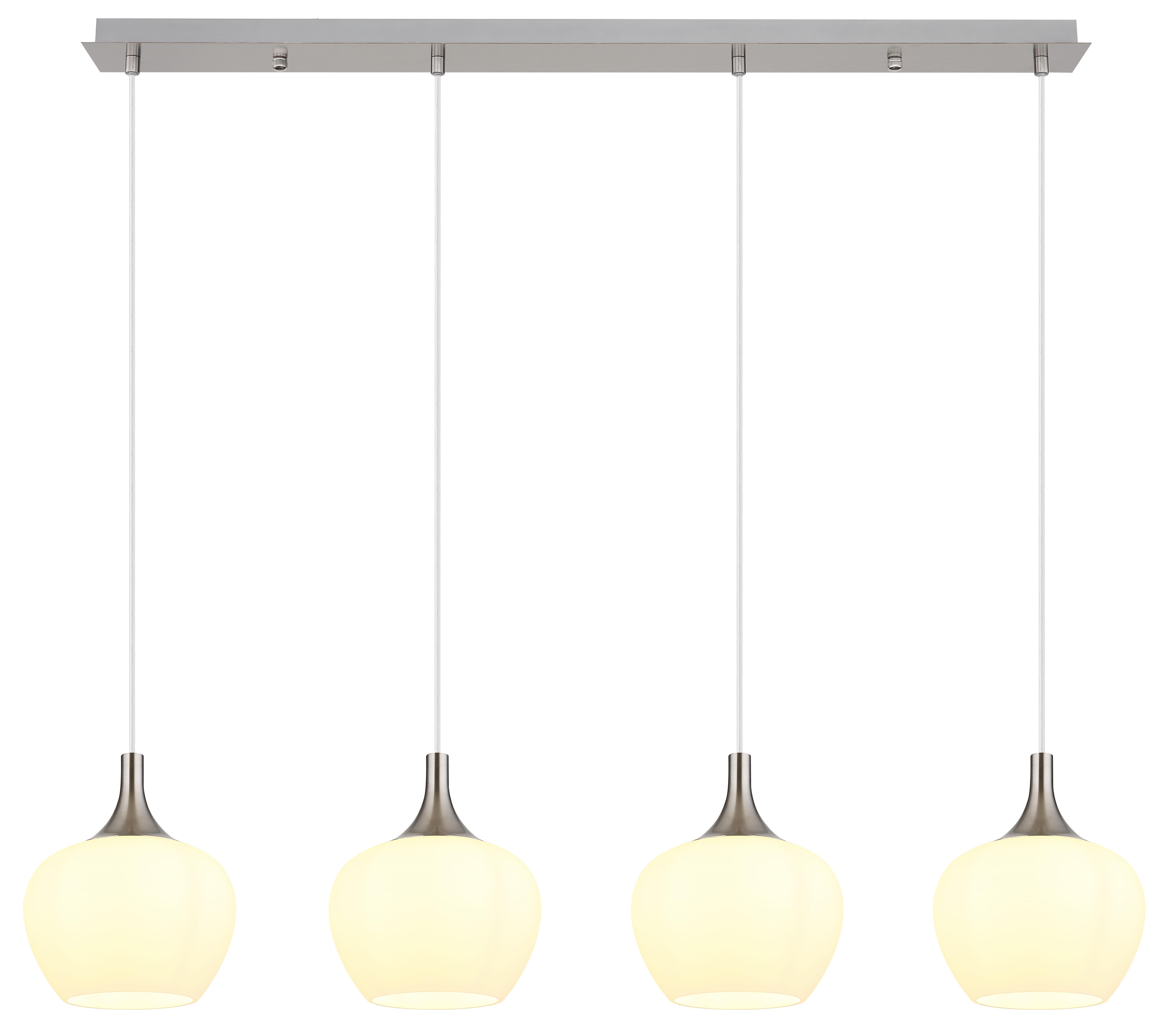 Interliving Hängeleuchte IL-9344 in Metall nickel matt