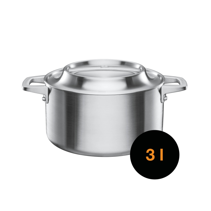 Fiskars Kasserolle unbeschichtet NORDEN 3Ltr.