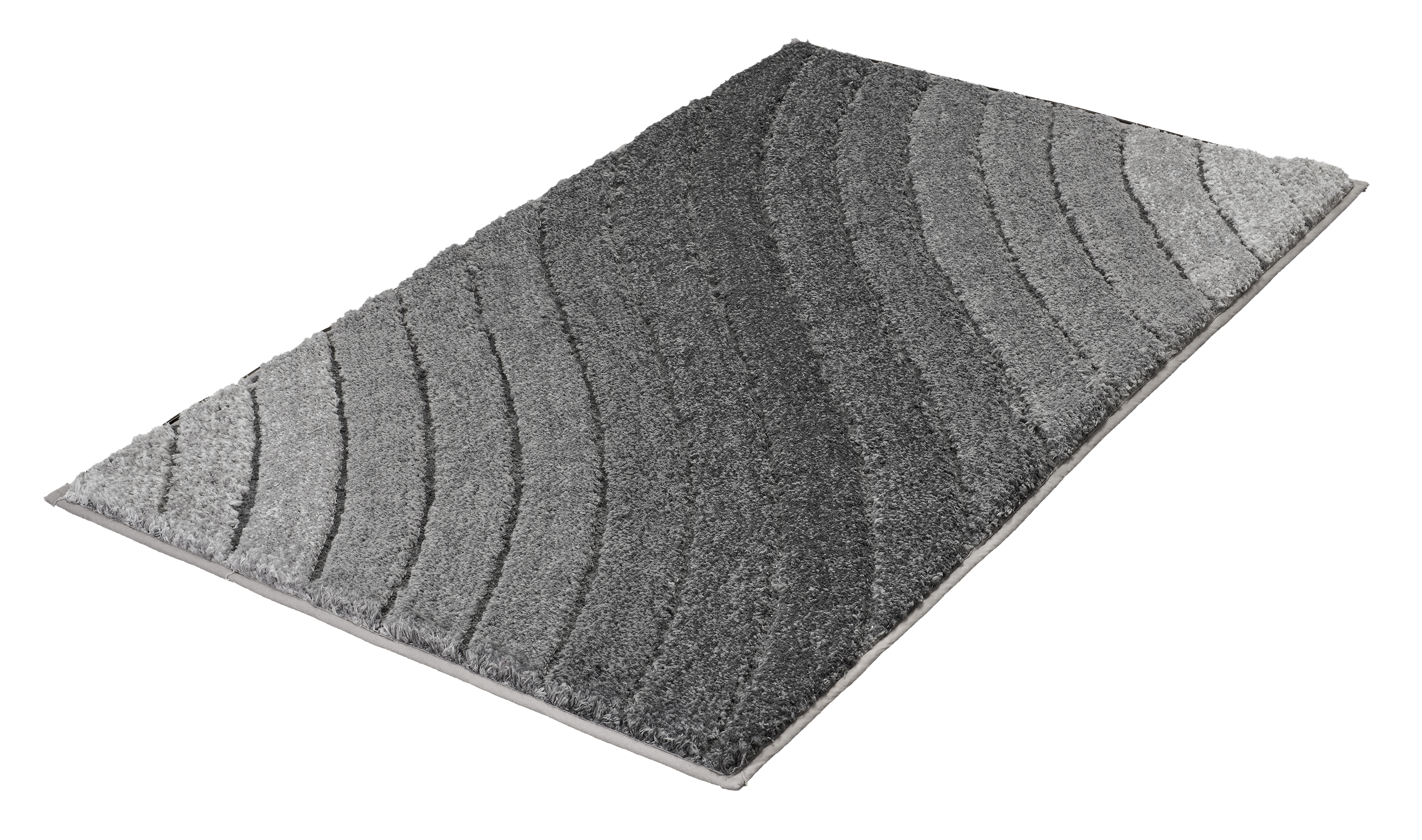 Kleine Wolke Badteppich TENDER ca. 70x120cm in Farbe Anthrazit