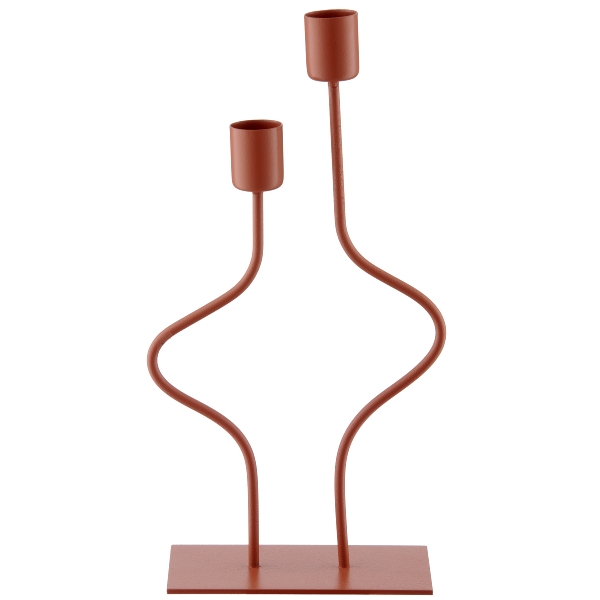 Roomio Kerzenhalter SWING ca. B14 H26 T6 cm in Fb. amber Roomio Kerzenhalter SWING ca. B14 H26 T6 cm in Fb. amber, Lampe, Kerze