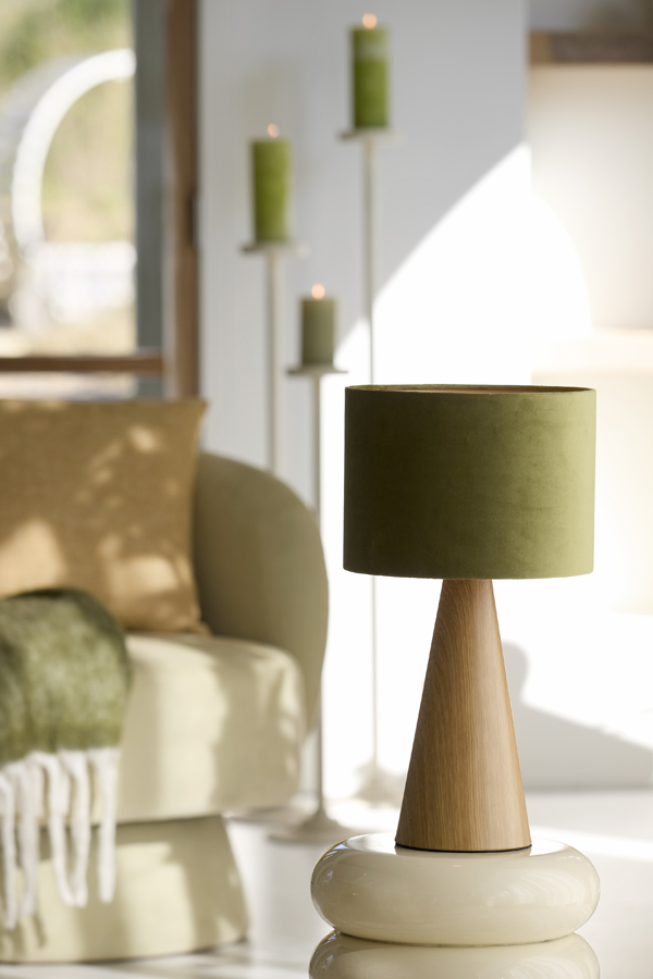 Light & Living Lampenfuß DINAN in Farbe natur, holzfarben Light & Living Lampenfuß DINAN in Farbe natur, holzfarben, Lampe, Tischlampe, Kerze