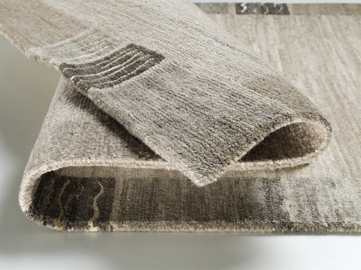 OCI Teppich Natura Silk 100 Greny in wolle-natur ca. 170 x 240 cm