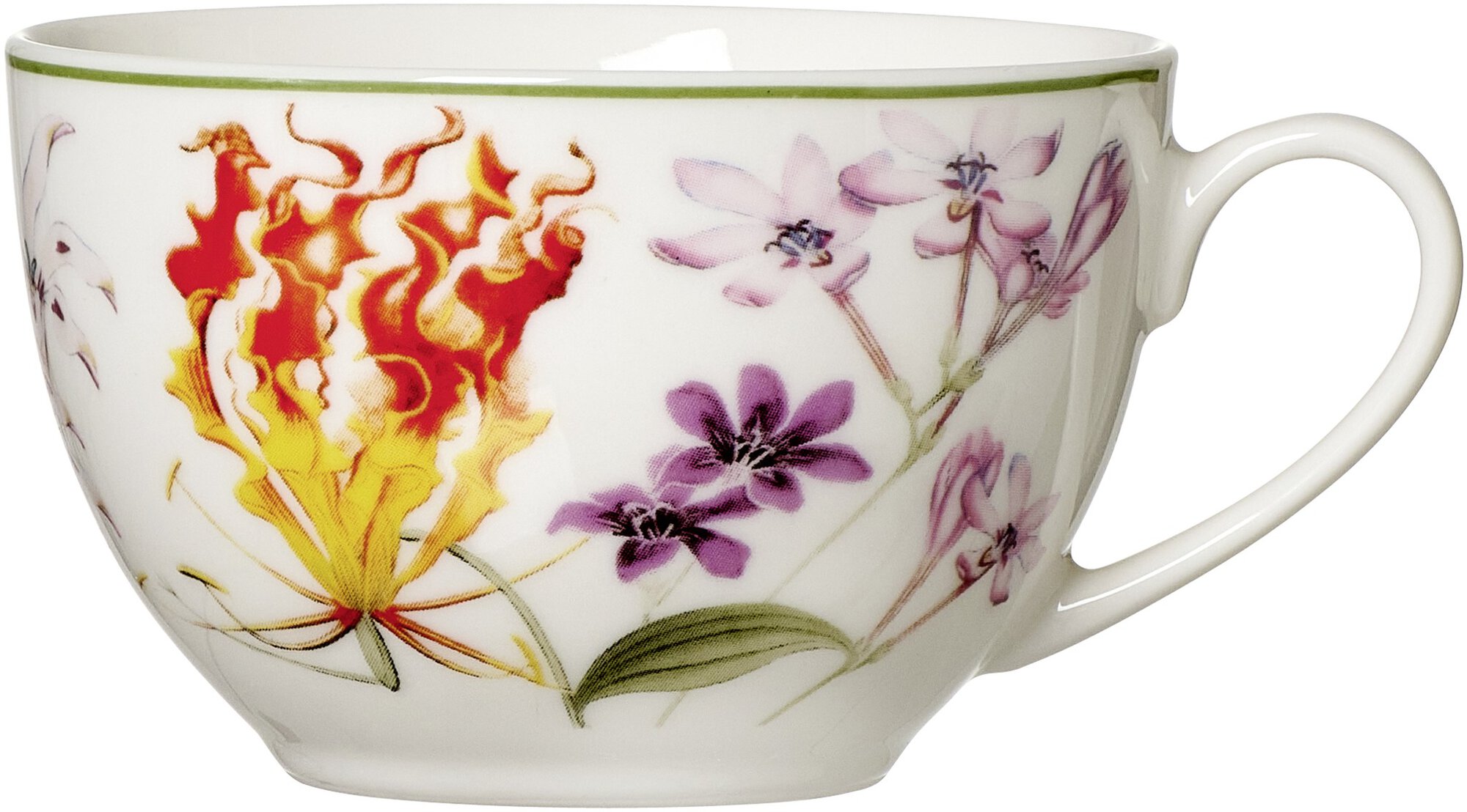 Ritzenhoff & Breker Obertasse 250ml FLORA aus Porzellan weiß/bunt