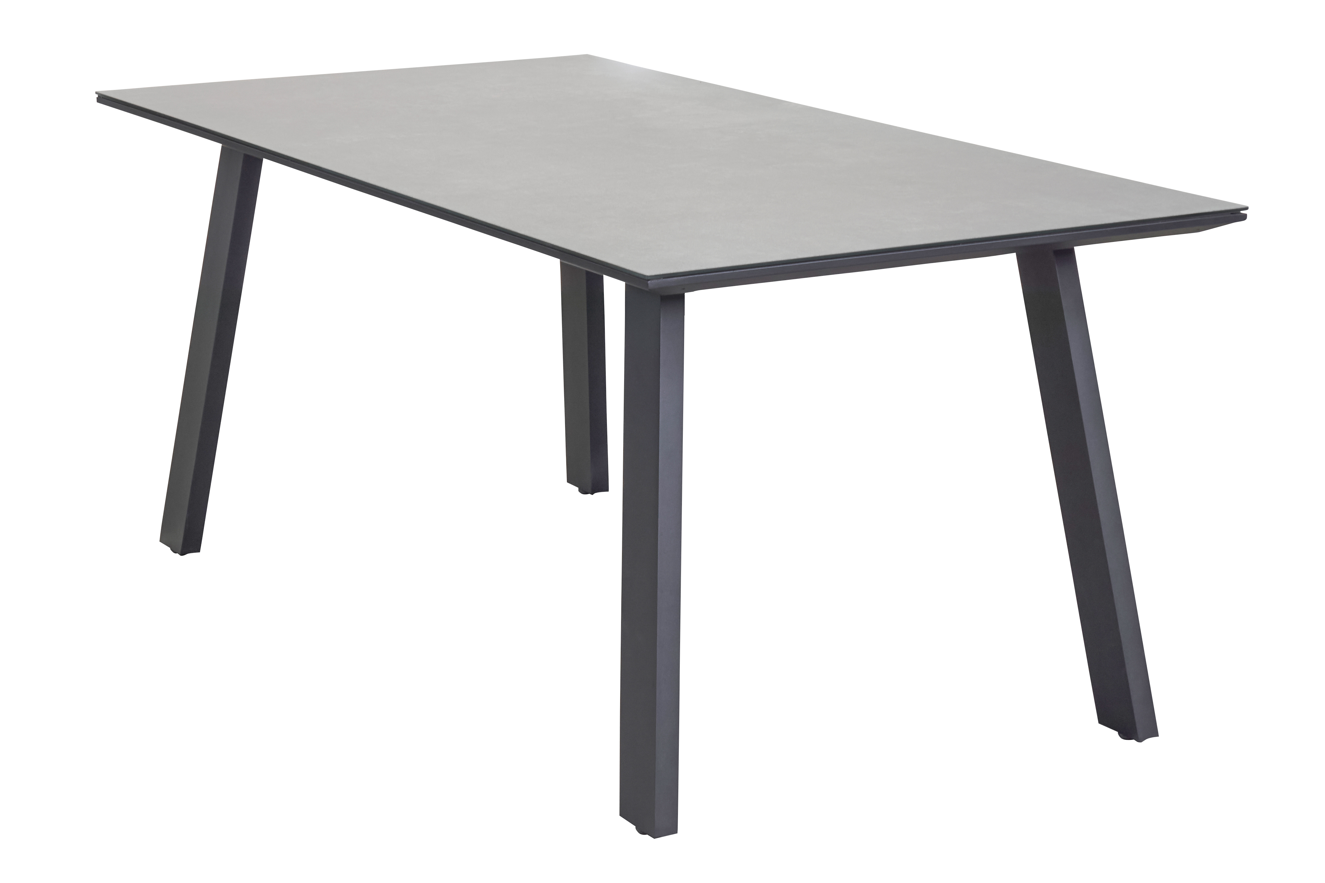 L.C. Wholesaler Tisch SUNREST 180x90 in Platte Glas Beton-Optik