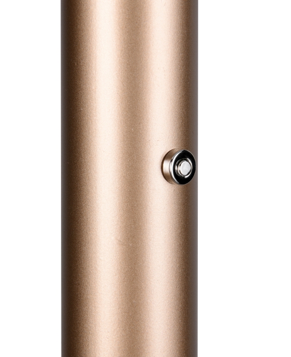 Trio LED-Stehleuchte CELESTE 1-flammig in Farbe Coffee, Glas weiß
